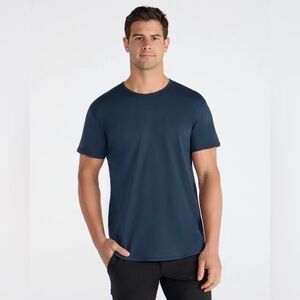 BYLT Basics Men's Deep Blue Short Sleeve Tee